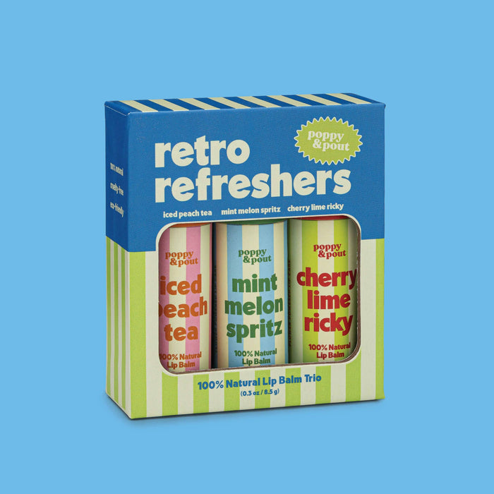 Retro Refreshers Lip Balm Trio Gift Set