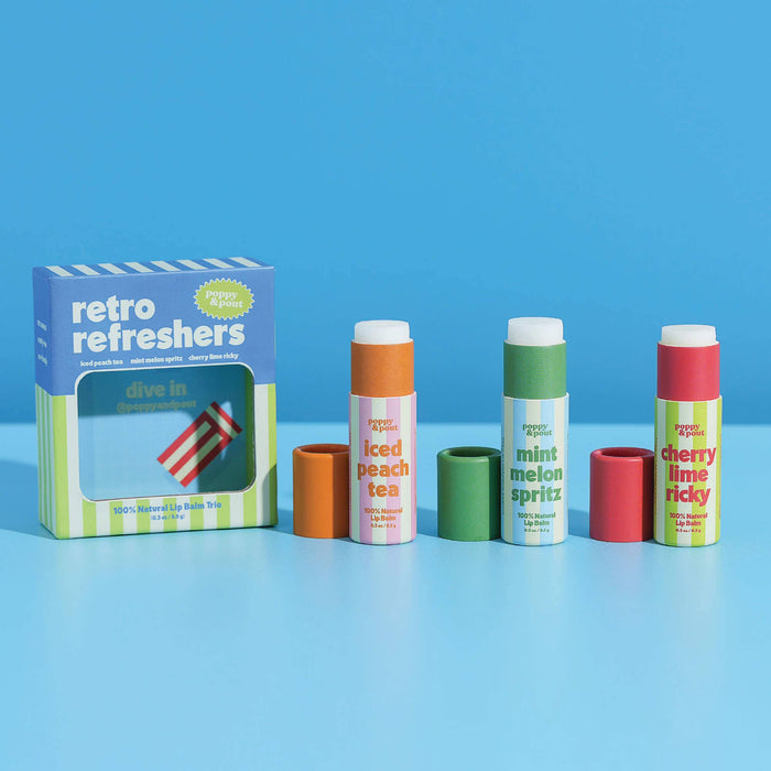 Retro Refreshers Lip Balm Trio Gift Set