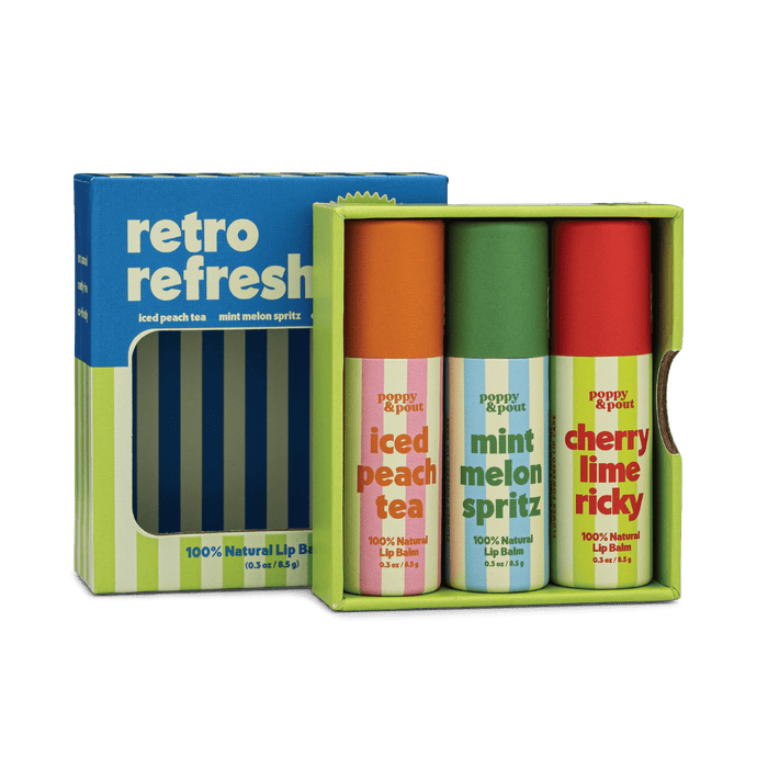 Retro Refreshers Lip Balm Trio Gift Set