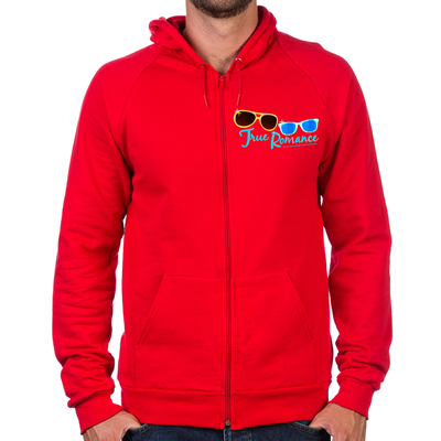Retro Sunglasses Zip Hoodie