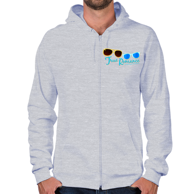 Retro Sunglasses Zip Hoodie