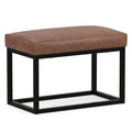 Distressed Saddle Brown | Reynolds Small Bench