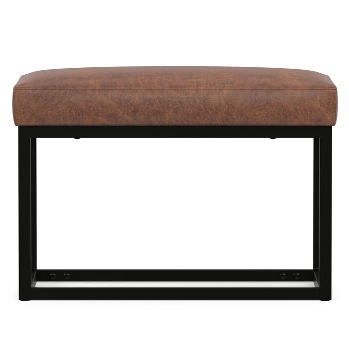 Distressed Saddle Brown | Reynolds Small Bench