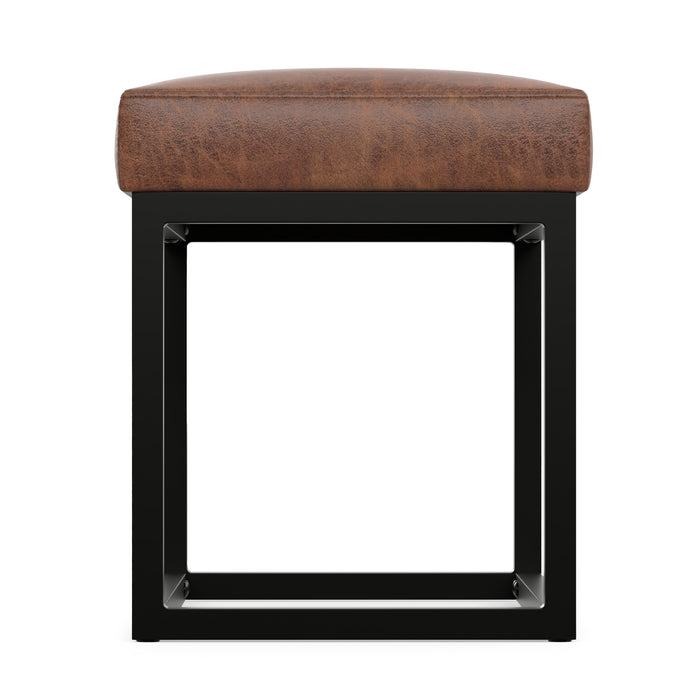 Distressed Saddle Brown | Reynolds Small Bench
