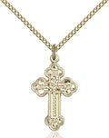 Russian Cross medal 02722, Gold Filled