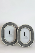 Russo Oval Etched Frame - 2 Sizes