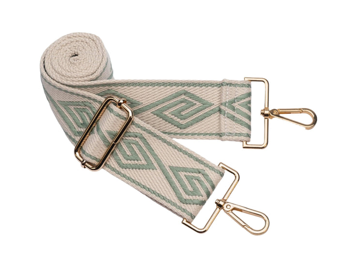 Sage and Tan Woven Strap