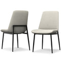 Natural Linen Style Fabric | Savannah Dining Chair ( Set of 2 )