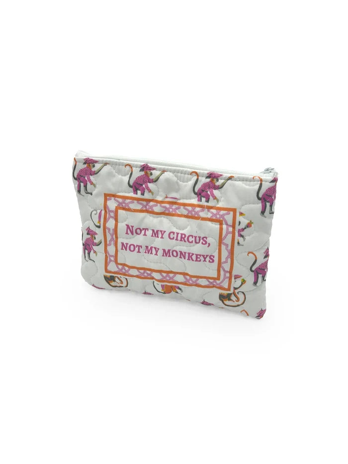 Sayings Quilted Makeup Bag (Various Phrases)