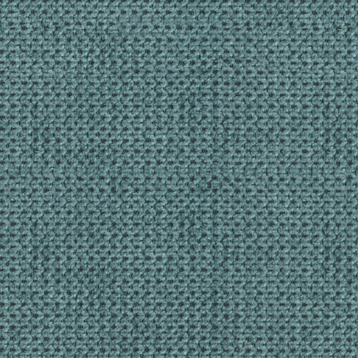 Smoky Teal Linen Style Polyester | Scott Small Ottoman Bench