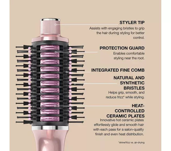 Shark Glossi 2-in-1 Hot Tool and Air Glosser Lychee | HT302UKPK