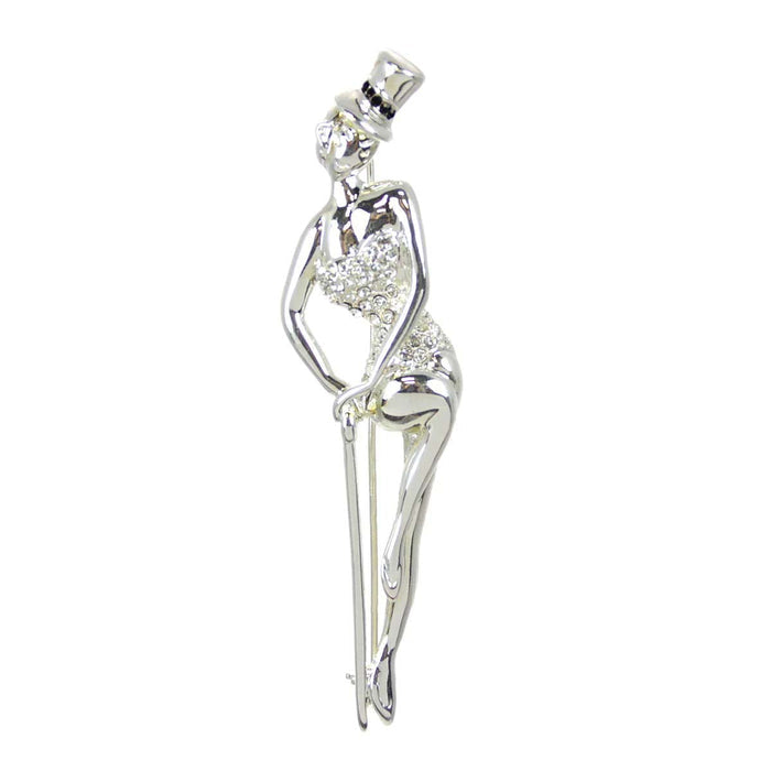 Showgirl Pin Silver