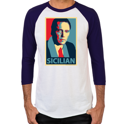 Sicilian Men's Baseball T-Shirt