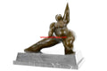 SIGNED MILO FREE AS BIRD ABSTRACT BRONZE STATUE SCULPTURE FIGURINE ART DECO GIFT