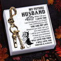 Skull Keychain Holder - My Future Husband - I Will Love You Forever & Always - Gkci24002