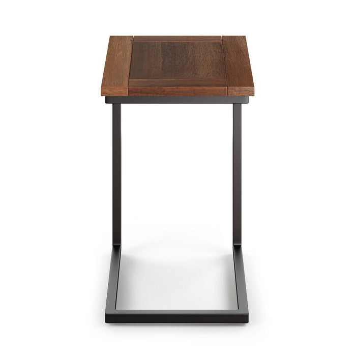 Dark Cognac Brown | Skyler Wide C Side Table in Mango