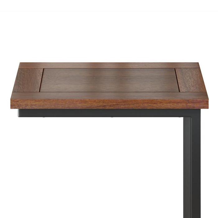 Dark Cognac Brown | Skyler Wide C Side Table in Mango