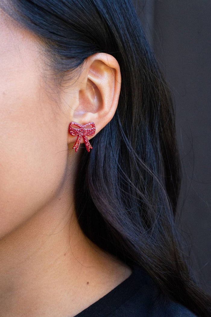 Spiffy & Splendid Bow Studs (Multiple Options Available)