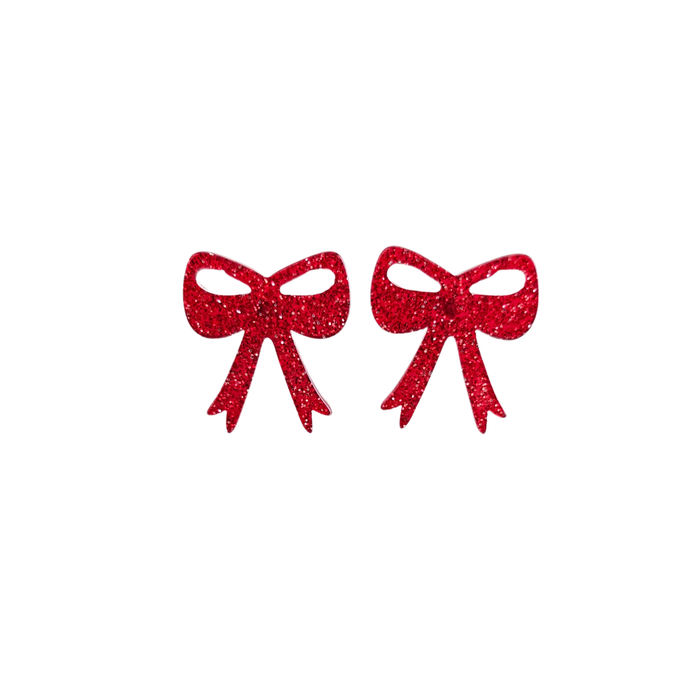 Spiffy & Splendid Bow Studs (Multiple Options Available)