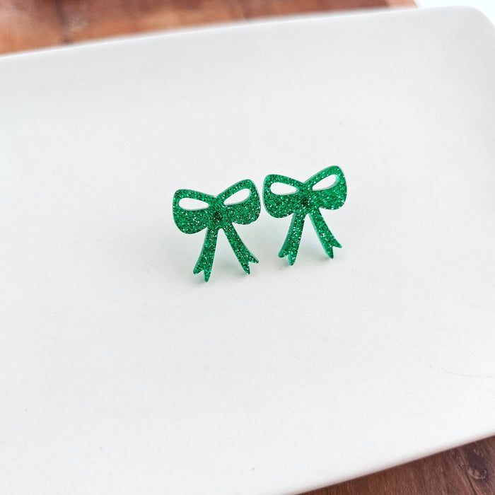 Spiffy & Splendid Bow Studs (Multiple Options Available)