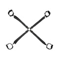 Sportsheets® Velvet Noir Adjustable Hog Tie & Cuff Set - Rolik®