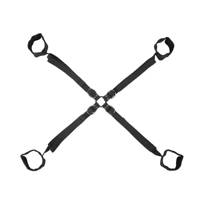 Sportsheets® Velvet Noir Adjustable Hog Tie & Cuff Set - Rolik®