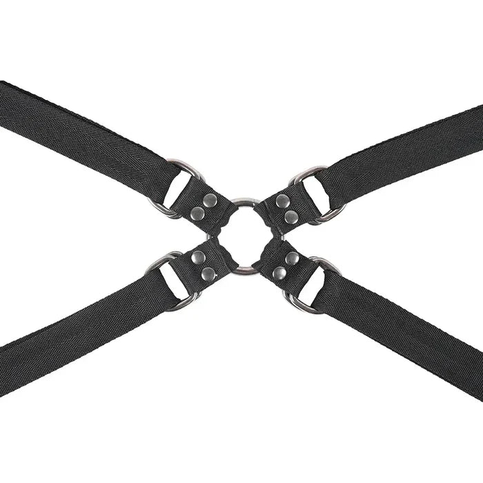 Sportsheets® Velvet Noir Adjustable Hog Tie & Cuff Set - Rolik®