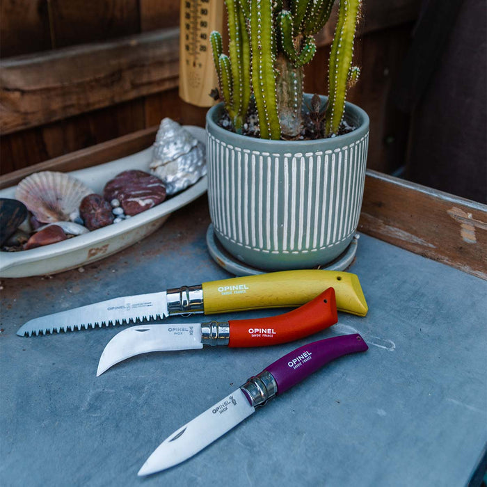 Stainless & Carbon Steel Garden Knife Trio - 3 Colors - Idaho Mountain Touring
