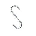 Stainless Steel Meat Hooks 1/4" x 6" S Hook