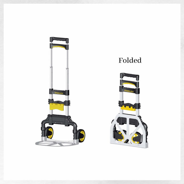 Stanley Folding Hand Truck 60Kg with Basket Holder