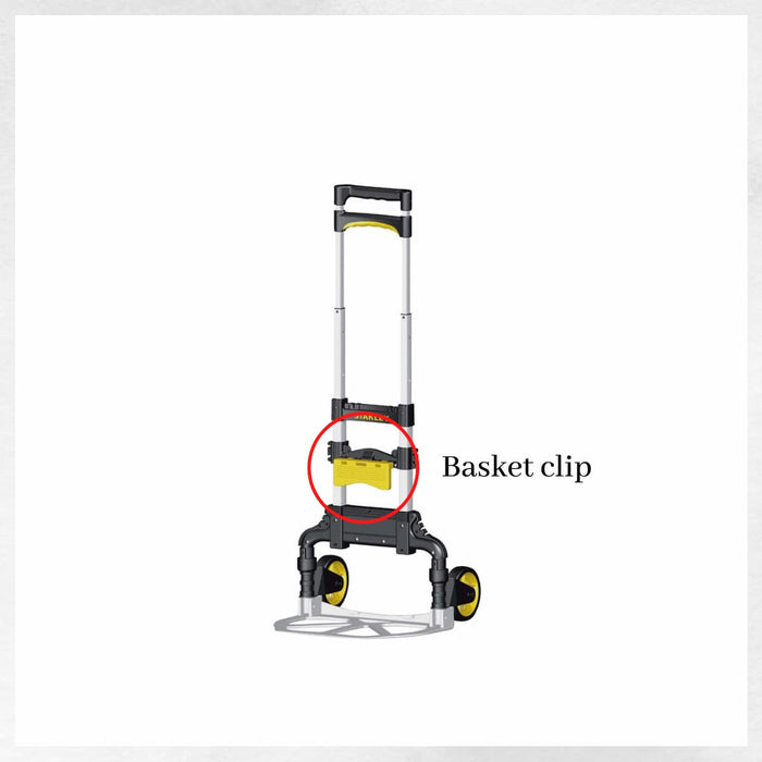 Stanley Folding Hand Truck 60Kg with Basket Holder