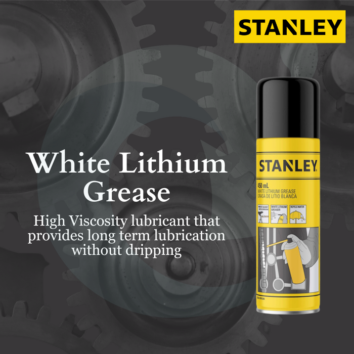 Stanley White Lithium Grease 450ml