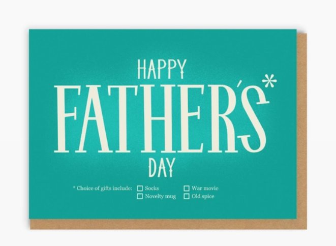 Star Father's Day Card