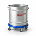 Steel mop bucket trolley - 28 litre