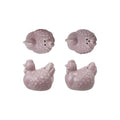 Stoneware Hens Salt & Pepper Shakers