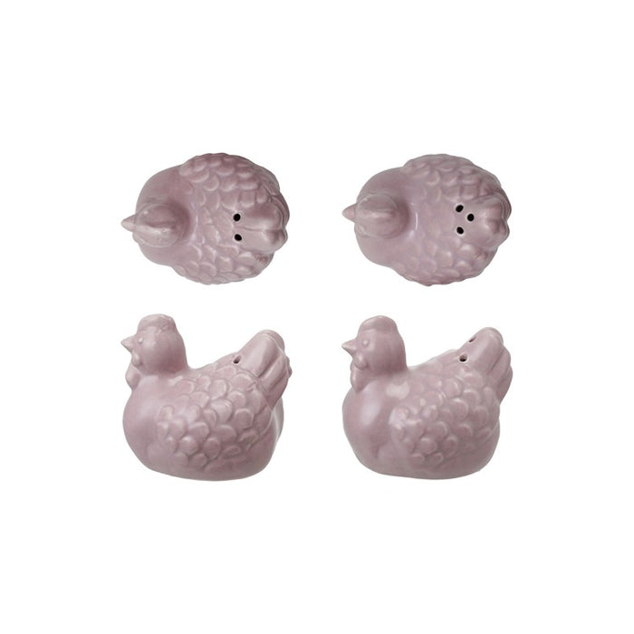 Stoneware Hens Salt & Pepper Shakers