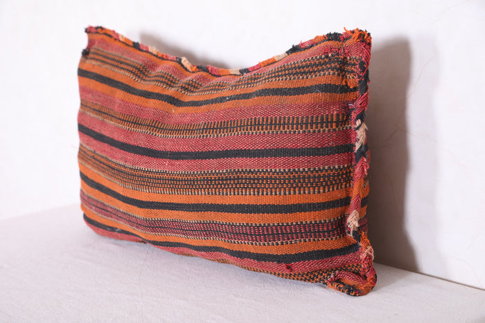 Striped pillow cover 16.5 INCHES X 28.3 INCHES - kilim pillow