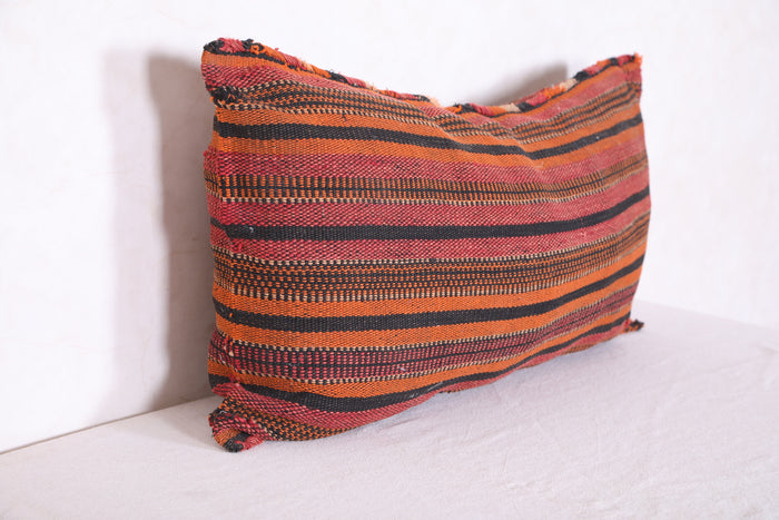 Striped pillow cover 16.5 INCHES X 28.3 INCHES - kilim pillow