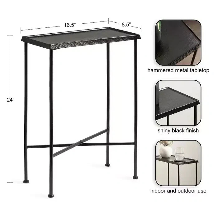 Kate and Laurel Sanzo Slim Side Table