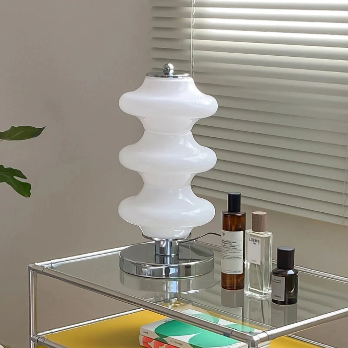 Table Lamp ROLL WAVE XX80 – decorative table lamp, view 2 | LAMP & LIGHT - Design forward Decorative lamp , Downlights, pendant lamp , striplights