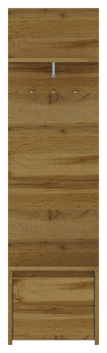 Tahoe Coat Hanger with Cupboard in Wotan Oak