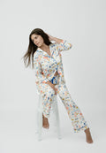 Texas Hold 'Em 3/4 Sleeve Crop PJ Set