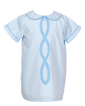 The Yellow Lamb-Debut Daygown in Blue