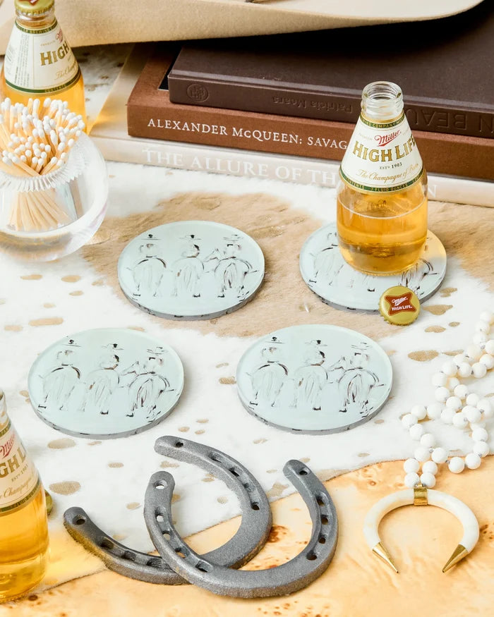 Three Amigos Acrylic Coaster Set
