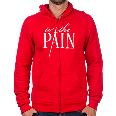 To The Pain Zip Hoodie