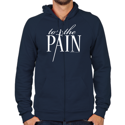 To The Pain Zip Hoodie