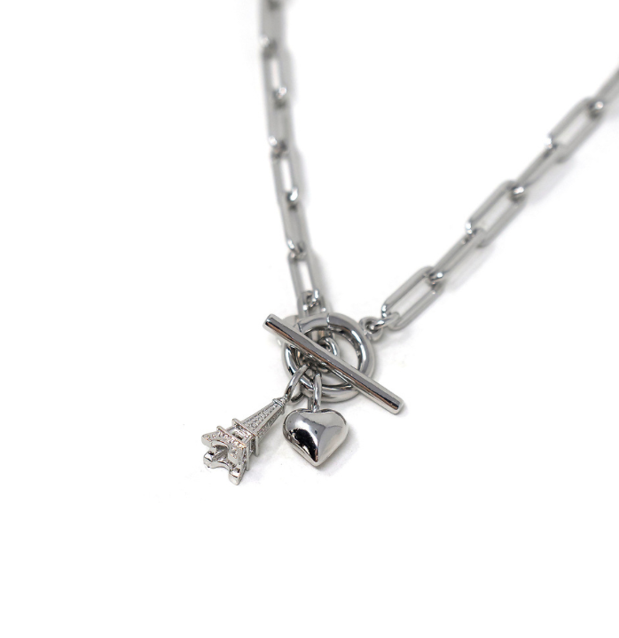 Toggle Charm Chain Necklace