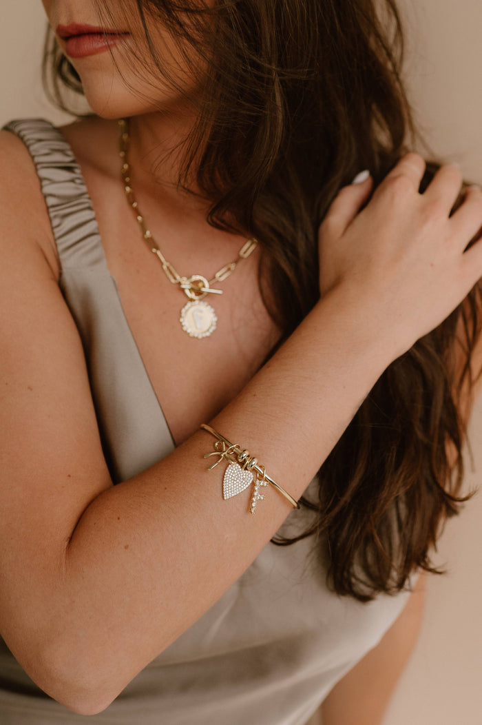 Toggle Charm Chain Necklace