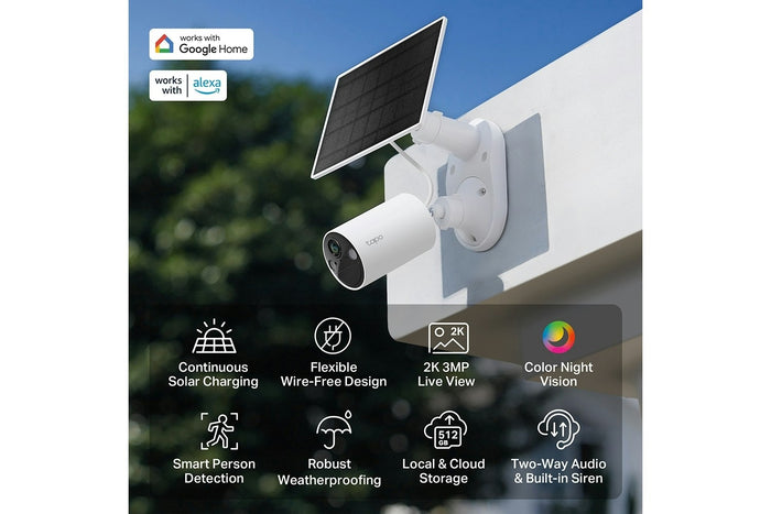 TP-Link Tapo C410 Smart Wire-Free Security Camera and Solar Panel | TAPOC410KIT