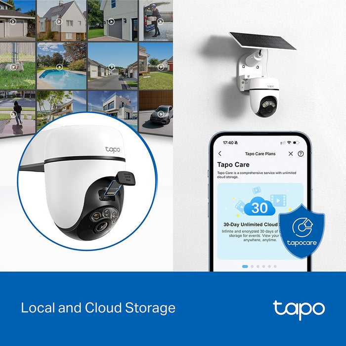 TP-Link Tapo C610 Solar-powered 2K WiFi Security Camera Kit | TAPOC610KIT